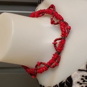 Sea Coral choker artisan made